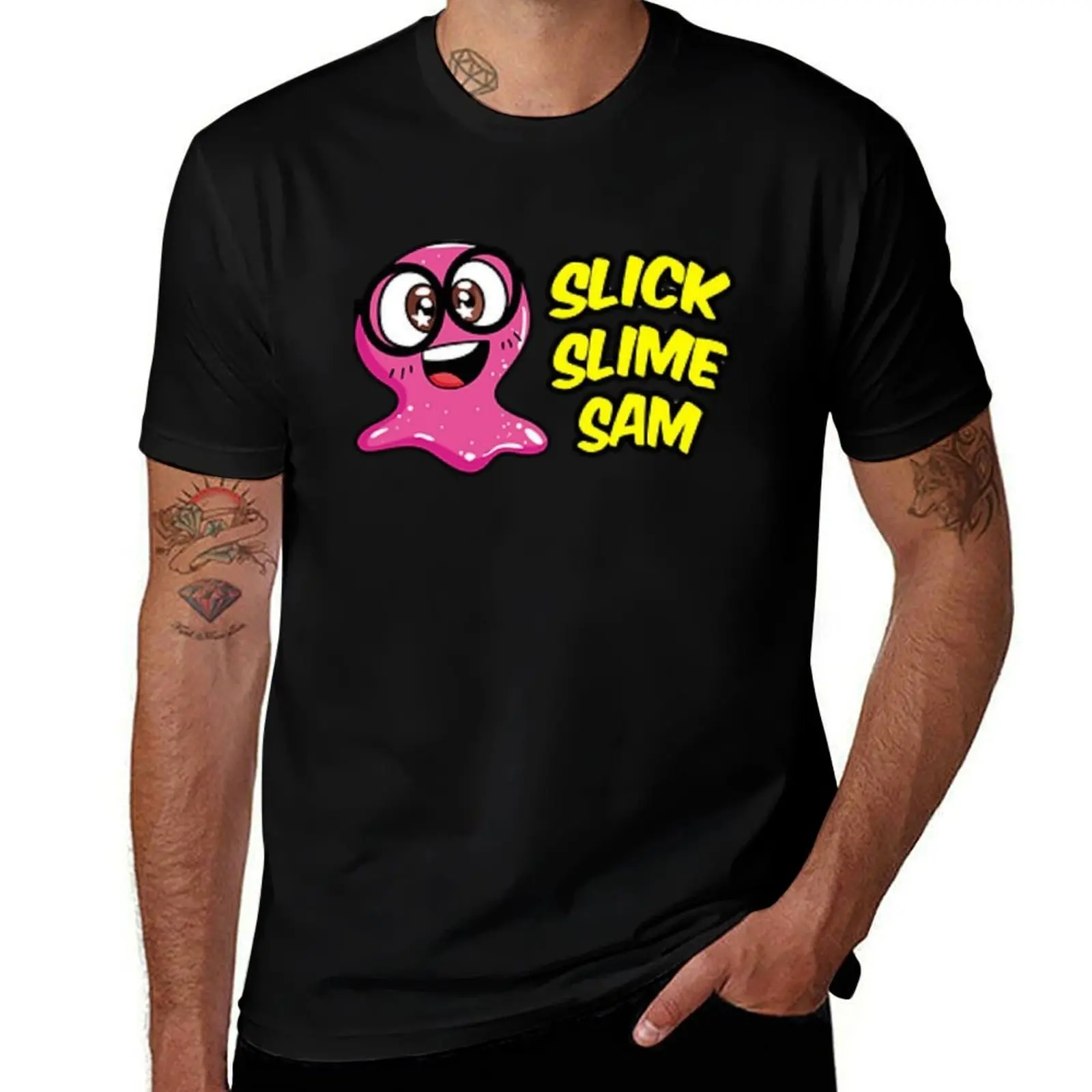 

slick slime T-Shirt anime tshirt cotton tshirt 100% t shirts designer T-Shirt