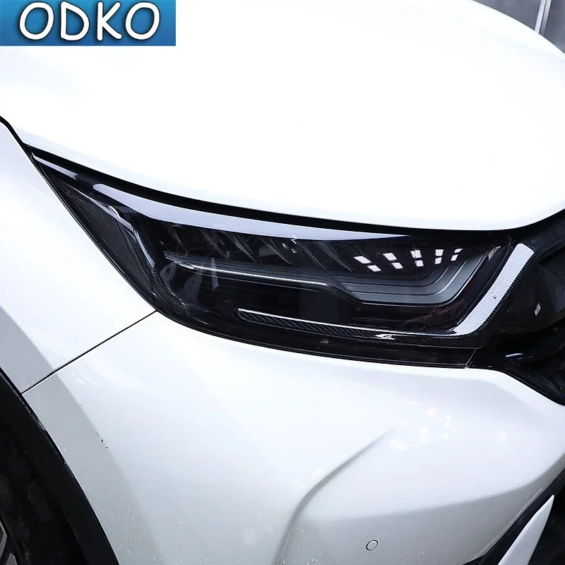 Car TPU Headlights Tint Black Protective Film Protection Transparent Stickers For Honda CR-V CRV 2017 2018 2019 2020 Accessories - view 4