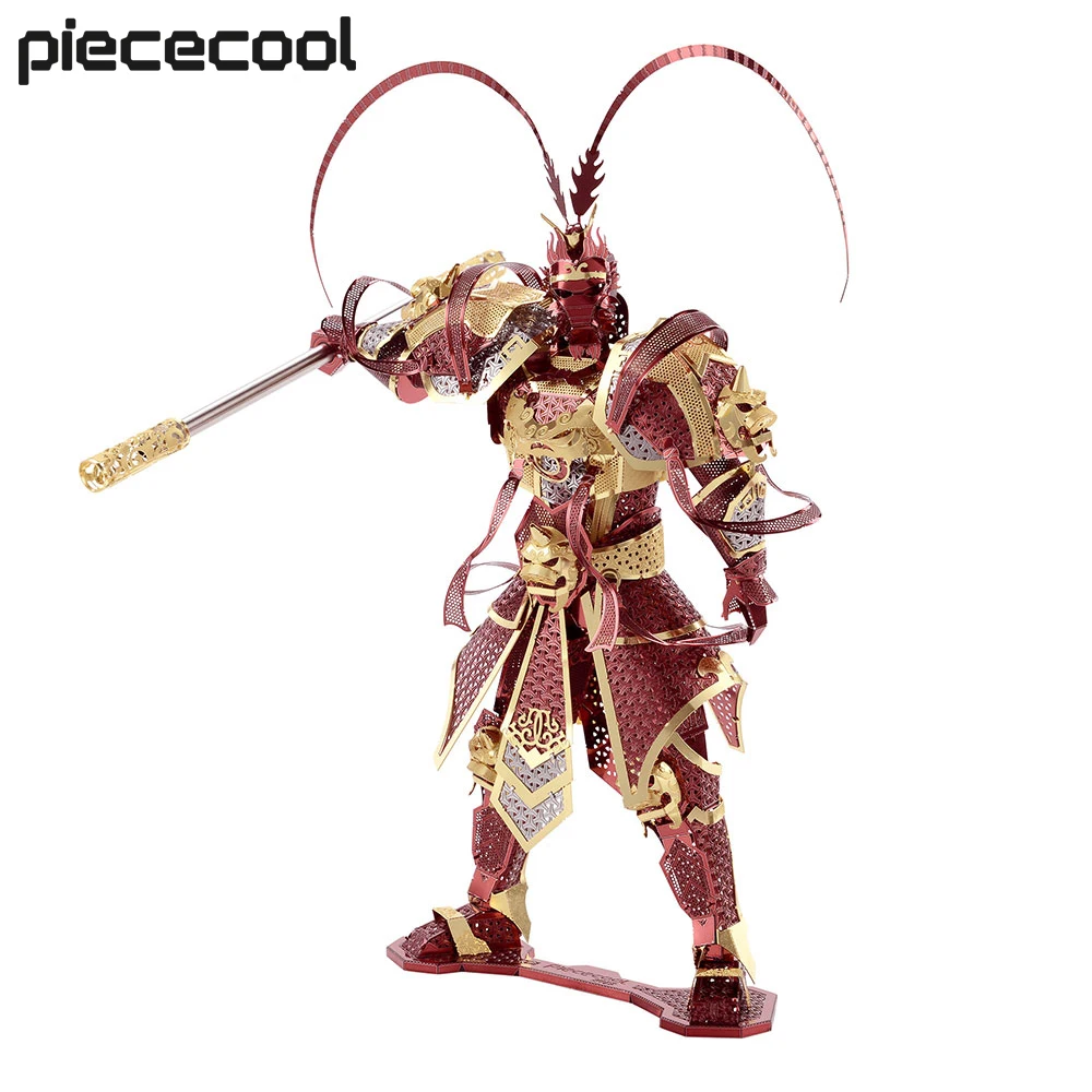 Piececool Model Building Kits The Monkey King 3D Metal Puzzle Jigsaw for Home Decoration DIY Toys for Adult