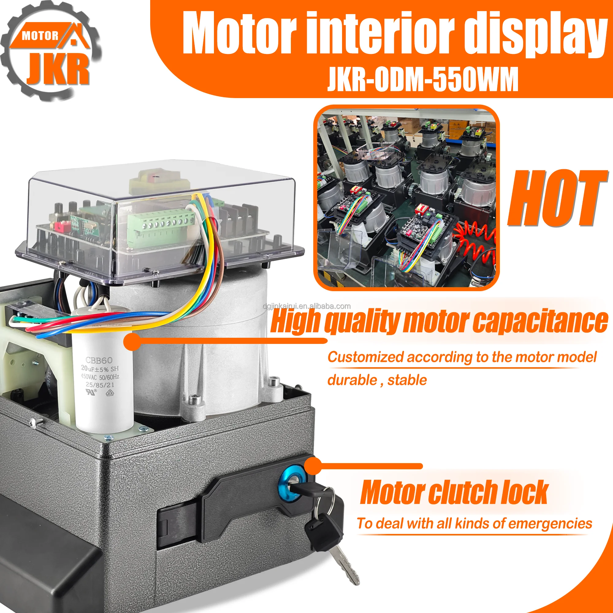 New Tuya App-Controlled Sliding Door Motor System Automatic Gate Opener Kit with Automatic Closing  Function