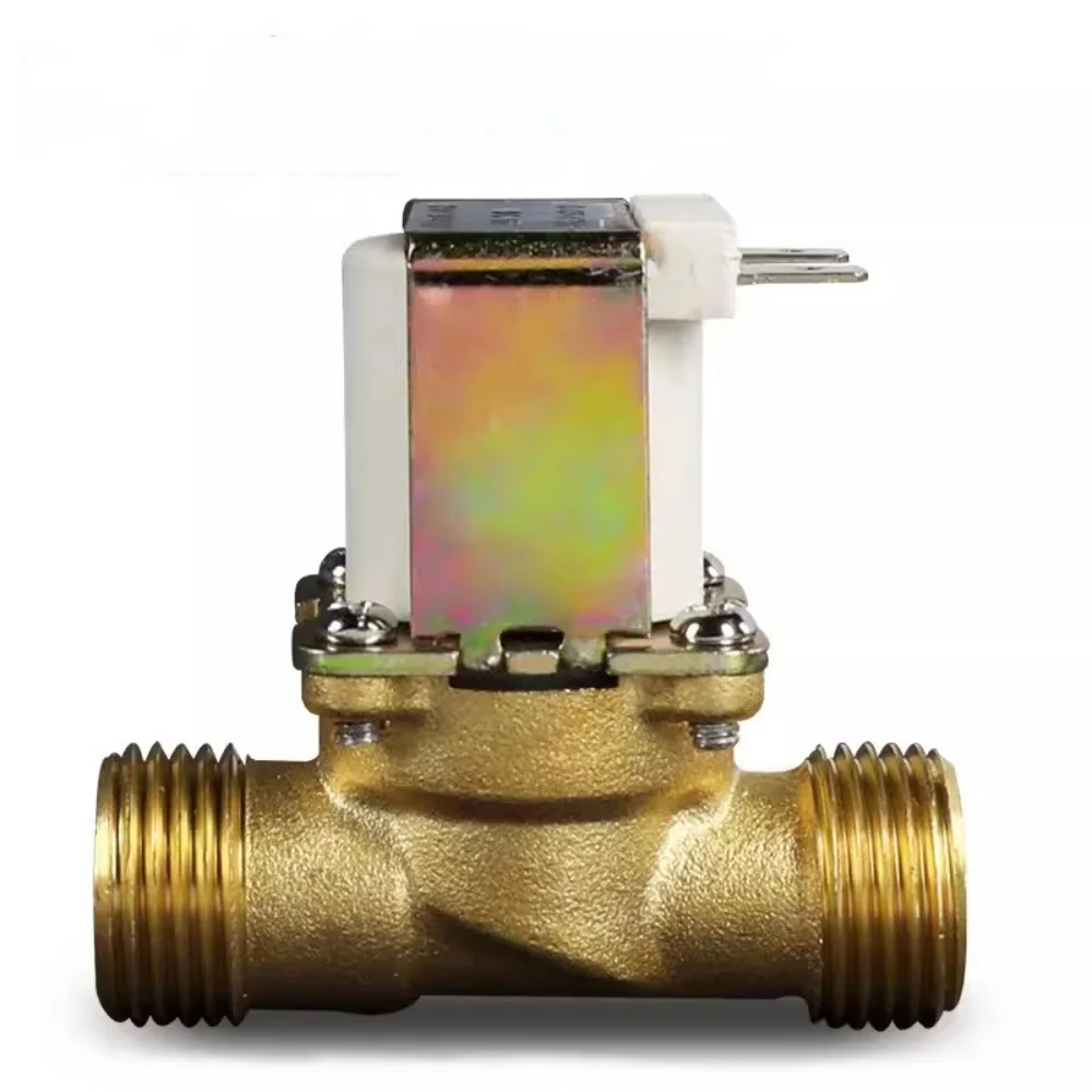 

Copper Electric Solenoid Valve Magnetic AC 220V Water Air Inlet Flow Switch G1/2" 0.02-0.8MPA , AC220V Pressure Normally Closed