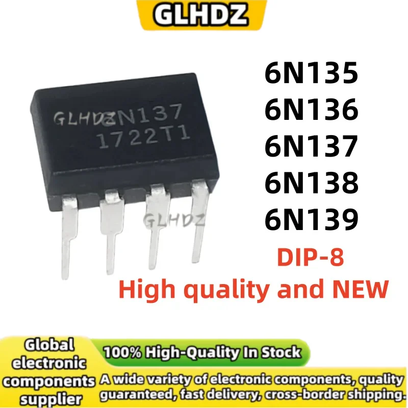 10UNITS-20UNITS 6N135 6N136 6N137 6N138 6N139 DIP-8 High quality In the warehouse