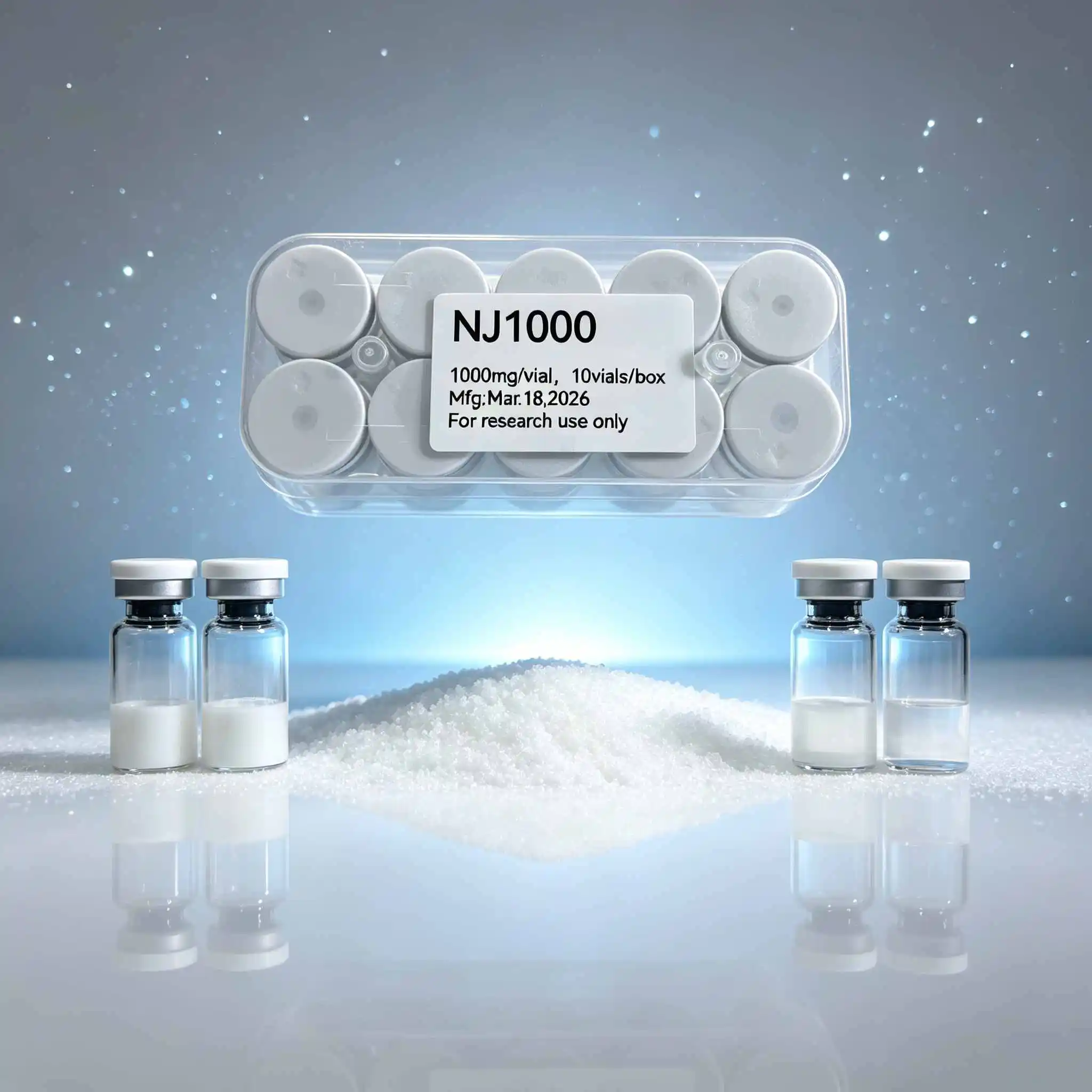 High Purity Lyophilized Powder Vials,Hydrating Facial Essence,Nourishing,Random Cap Colors,Date Subject to Actual Goods