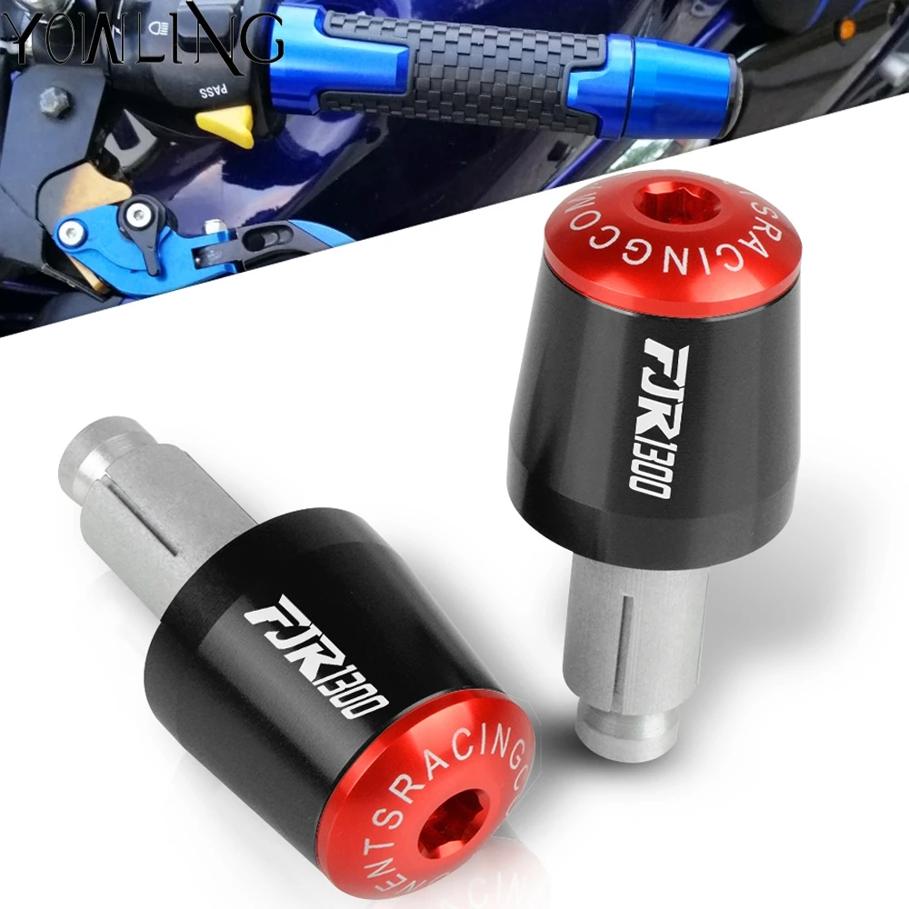 

7/8" 22mm Motorcycle Handlebar Slider Handle Bar End Grips Cap FOR YAMAHA FJR1300 ABS FJR 1300 2004-2017 fjr1300 2014 2015 2016