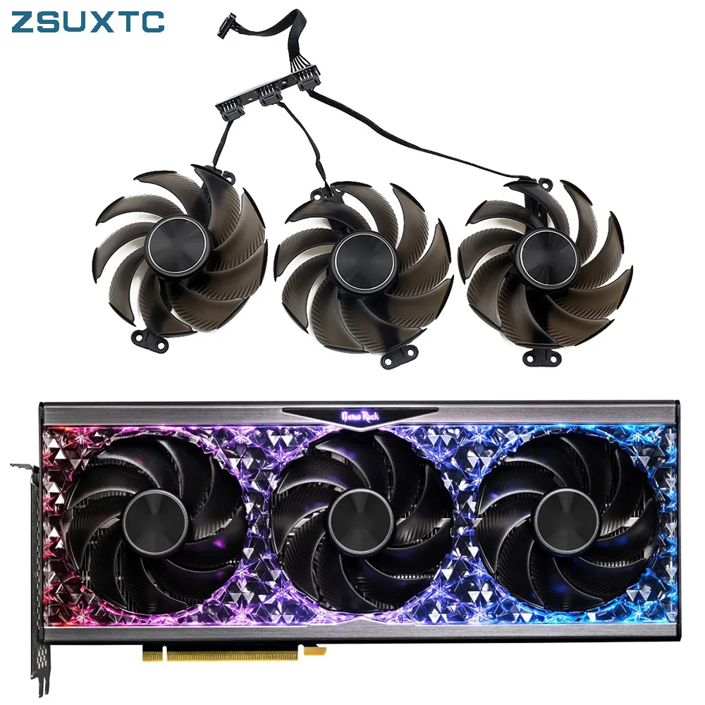 New RTX4090 GameRock Fan 90mm Video Card Cooling fan For Palit GeForce RTX 4090 4080 4070 Ti GameRock OC Fan