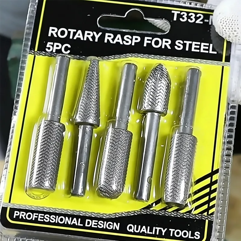

Набор роторных напильников из углеродистой стали (10/5 шт.), хвостовик 1/4 дюйма, шлифовальные головки из стали HSS для резьбы по дереву и металлу, инструменты для DIY и полировки