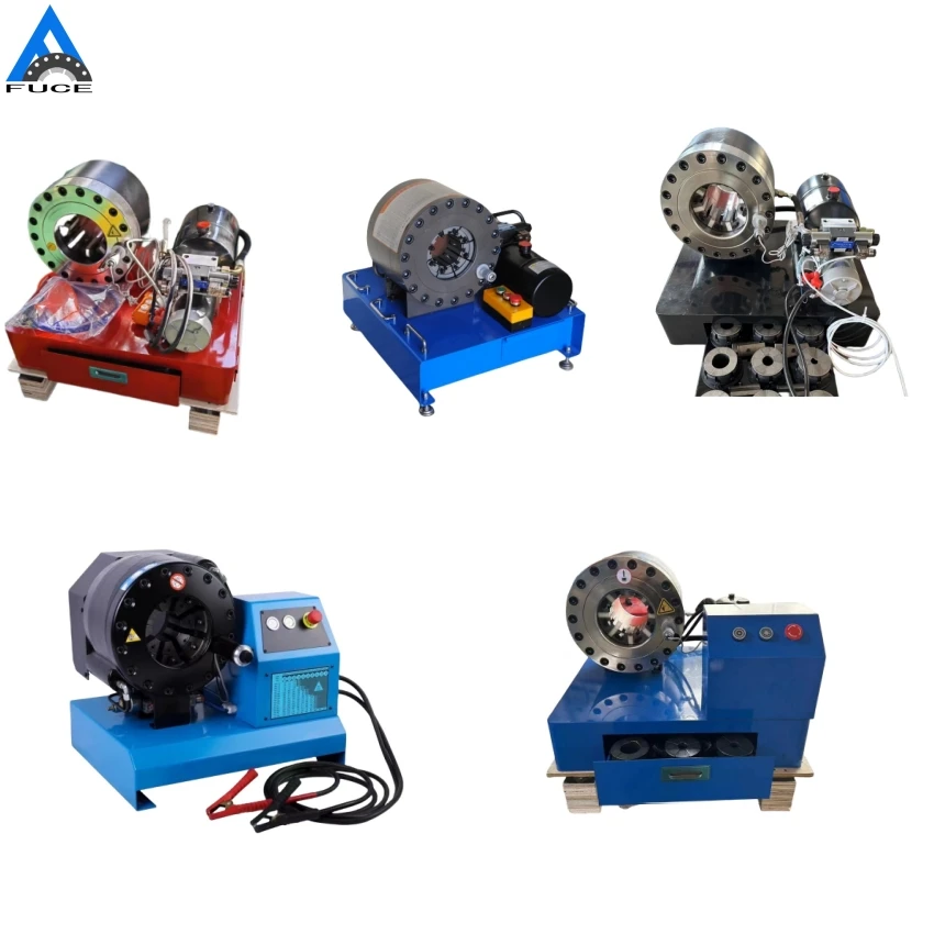 مبيعات المصنع مباشرة 12 فولت/24 فولت سائق البطارية على متن خرطوم العقص آلة خرطوم هيدروليكي آلة المكشكش آلة الضغط #1