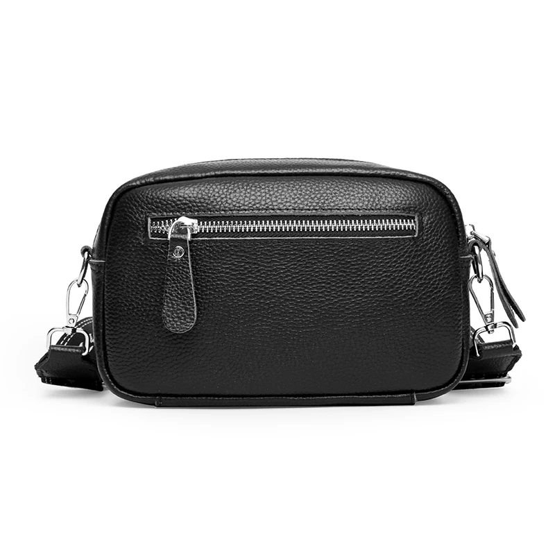 Sac à Bandoulière Vintage Cuir de Vache pour Téléphone Portable, Sacoche en Cuir Véritable, Accessoire à la Mode à Utilisation Quotidienne, Sacs à Main Portefeuille pour Femmes, Nouvelle Collection