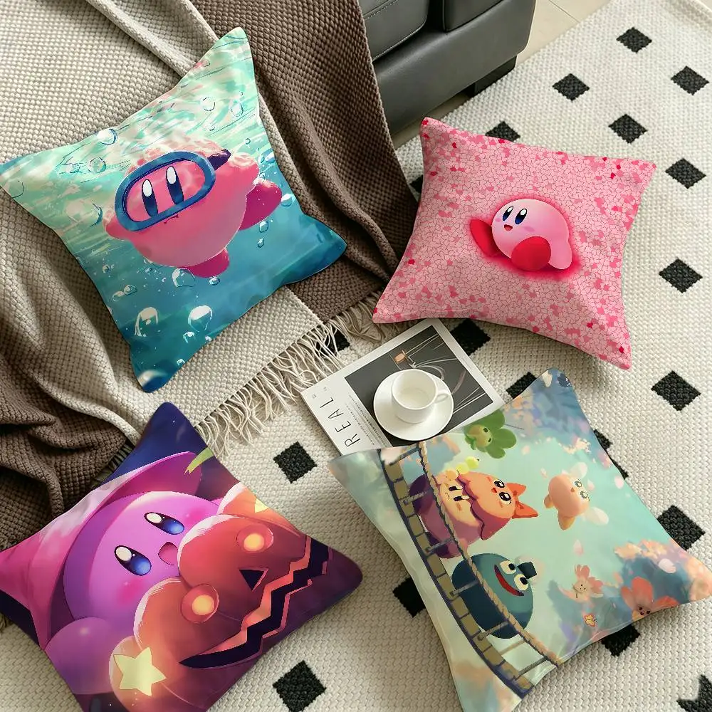Cartoon Cute Star K-Kirby Cushion Cover Decorative Pillow Sofa Home Decor case pillow cases