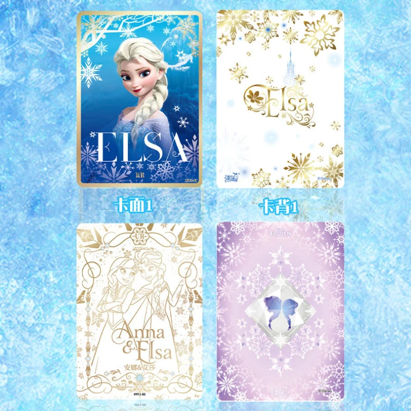 KAYOU Frozen The Snow Queen Ledeno Kraljestvo Card Elsa Anna Princess Cards Collect Rare Card Children\'s Toy Holiday Gifts