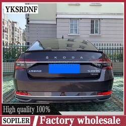 For Skoda Superb 2016-2019 High Quality Primer Color Exterior Rear Spoiler Tail Trunk Boot Wing Decoration Car Styling