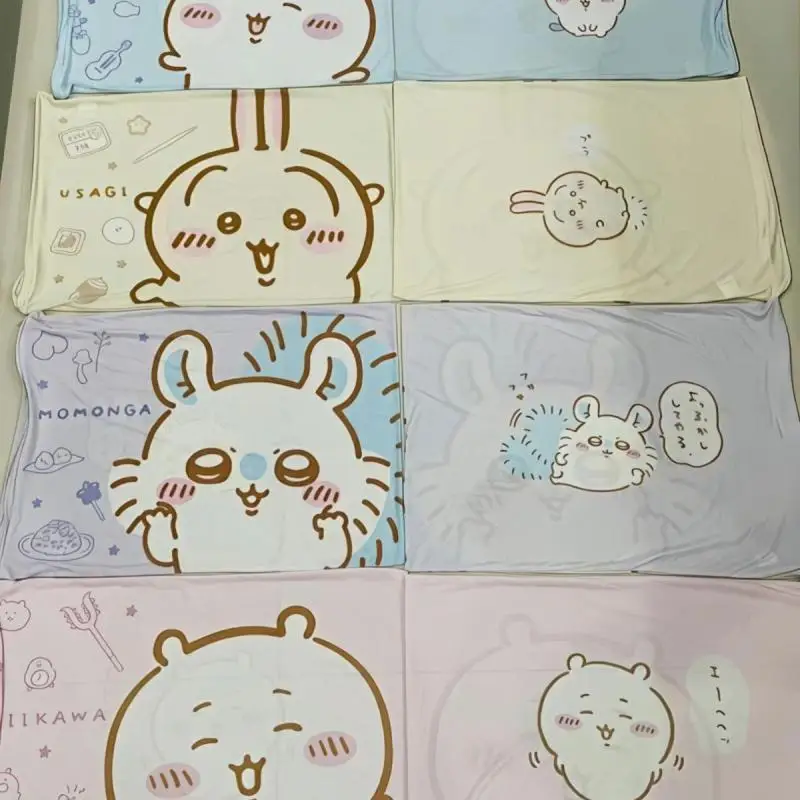 Usagi Chiikawa New Style Hachiware Cute Cartoon Lovely Super Soft Cold Feeling Comfortable Breathable Summer Pillowcase 2026 New