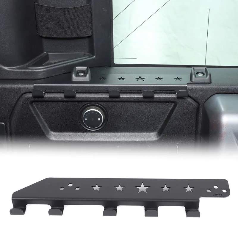 

For Land Rover Defender 110 2020-2025 Rear Trunk Wall Side Storage Hook Grocery Bag Organizer Hanger Carbon Steel Hook Accessory