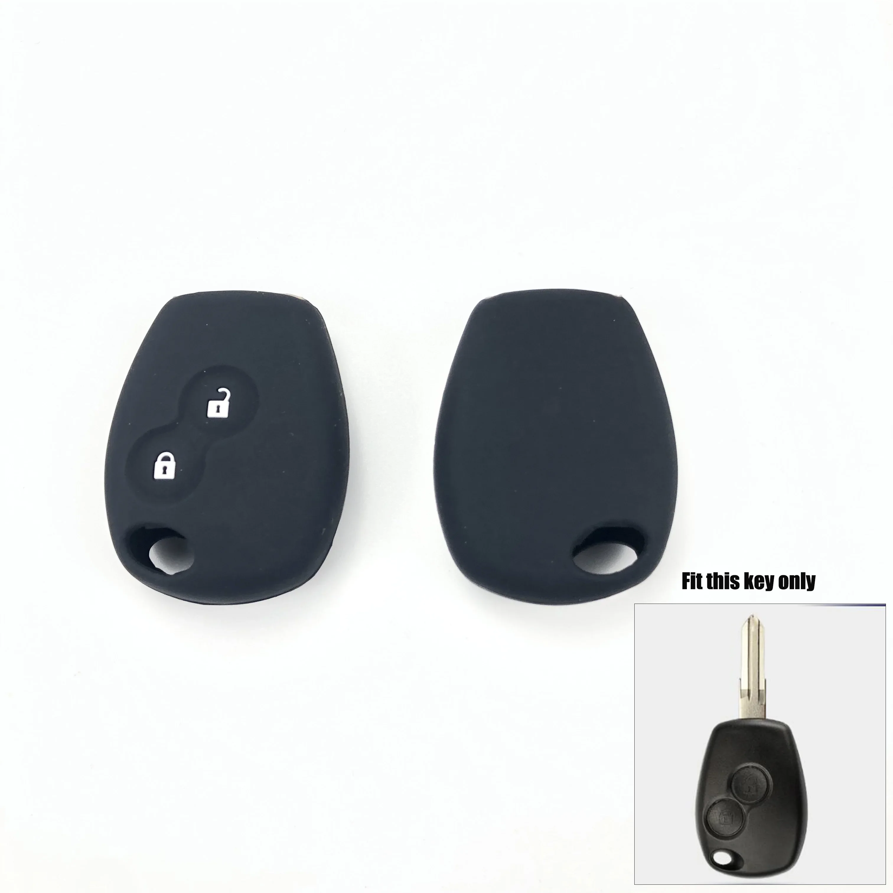 DoColors Car Key Case for Lada Sedan Largus Kalina Granta Vesta X-Ray XRay for Renault Dacia 3 Buttons Key Shell
