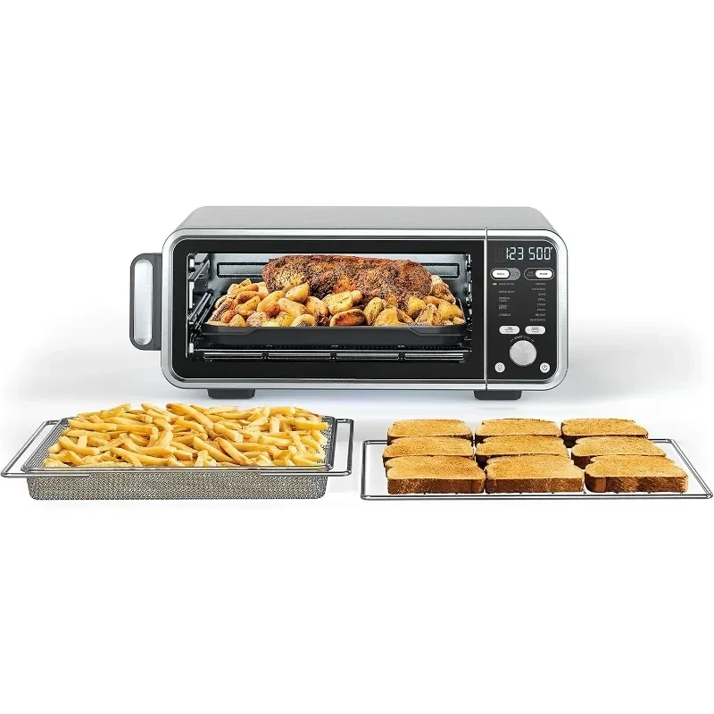 SP301 Dual Heat Air Fry Countertop 13-in-1 Oven with Extended Height,Away Capability for Storage Space,with Air Fry Basket