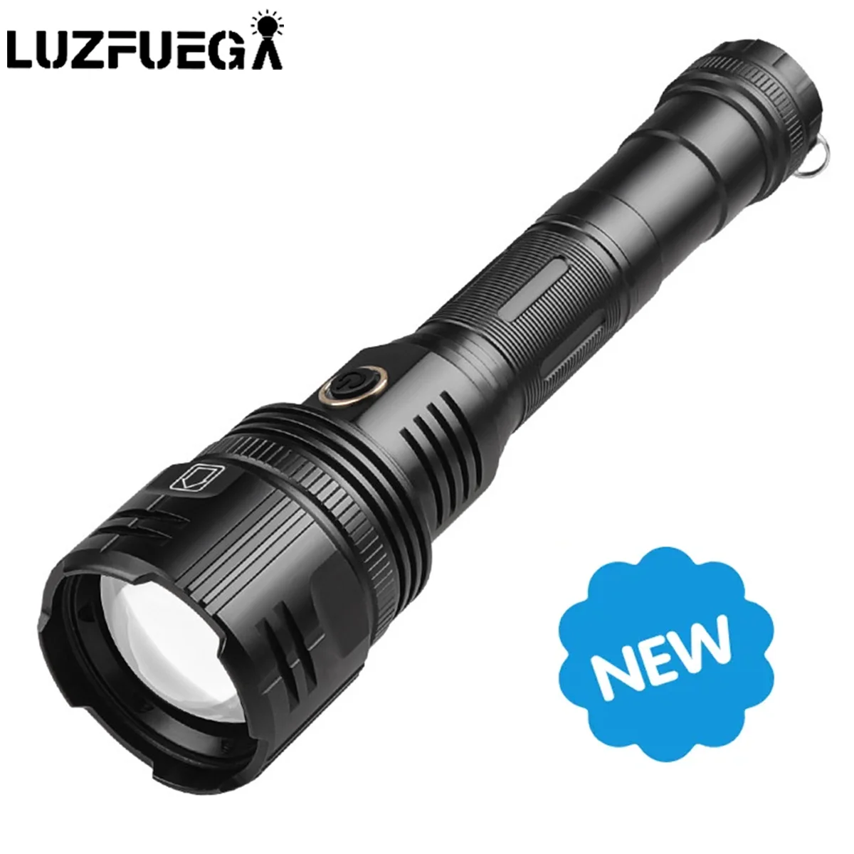 1200000LM Most Powerful LED Flashlight 300 Watts USB Rechargeable Torch Light 3000 Meter High Power Flashlight Tactical Lantern