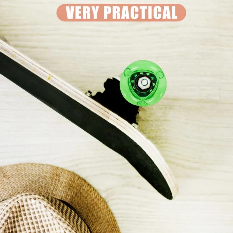 عجلات لوح التزلج PU على شكل خاص عجلات كروزر Longboard عالية الارتداد من مادة البولي يوريثين للتزلج على الجليد الحر