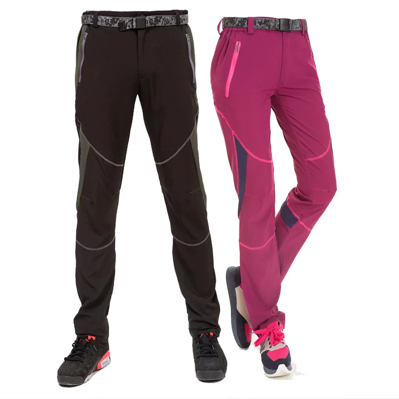 Women's Quick-Dry Couple Pants: Summer Slim-Fit Hiking, Plus Size, Quick-Dry, Outdoor Sports, Stretch