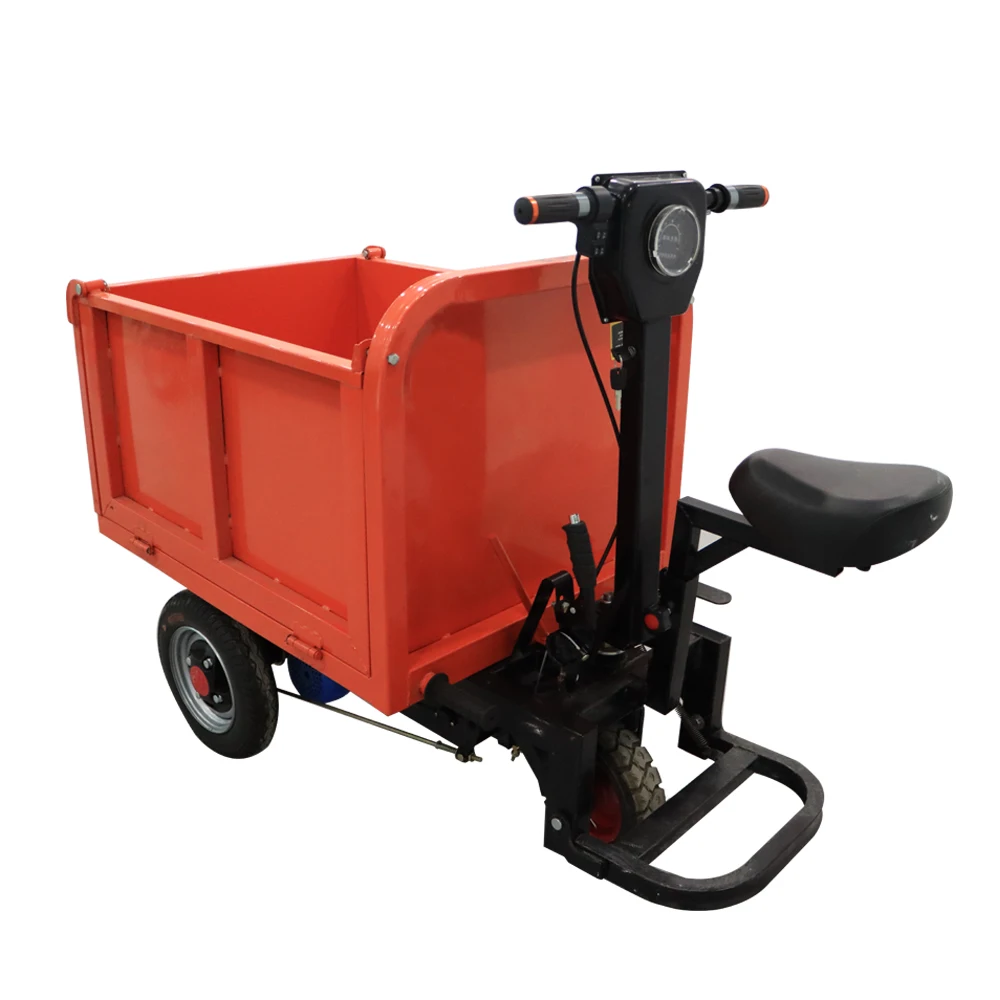 3 Wheeled Industrial Wheelbarrow, Electric Handcart for Garden