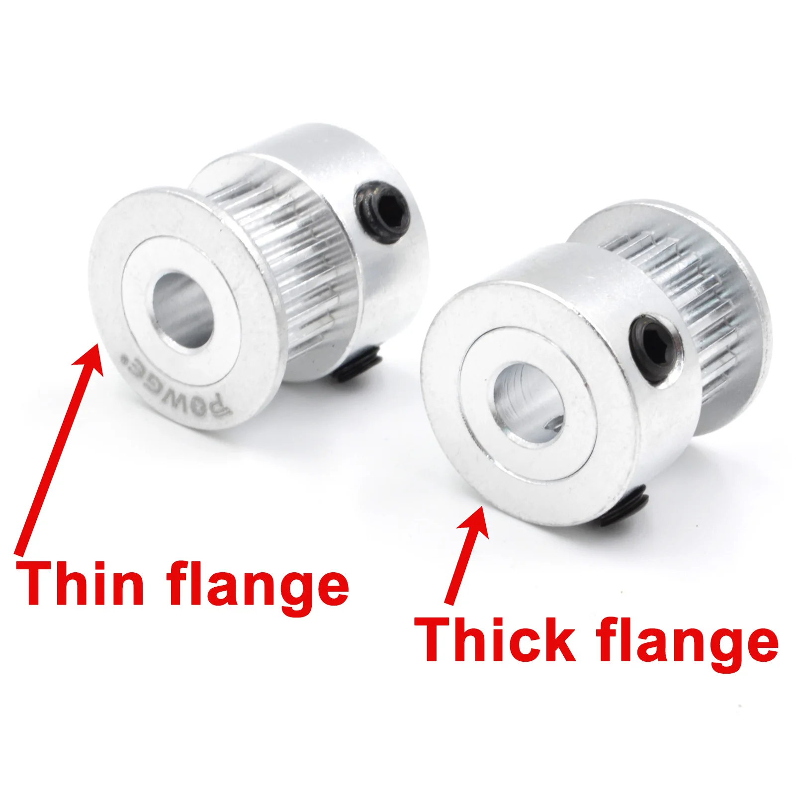 POWGE GT 14 15 16 17 18 19 Teeth 2MGT 2GT Timing Pulley Bore 3/3.175/4/5/6/6.35mm for belt width 6/10mm 14T 15T 16T 17T 18T 19T