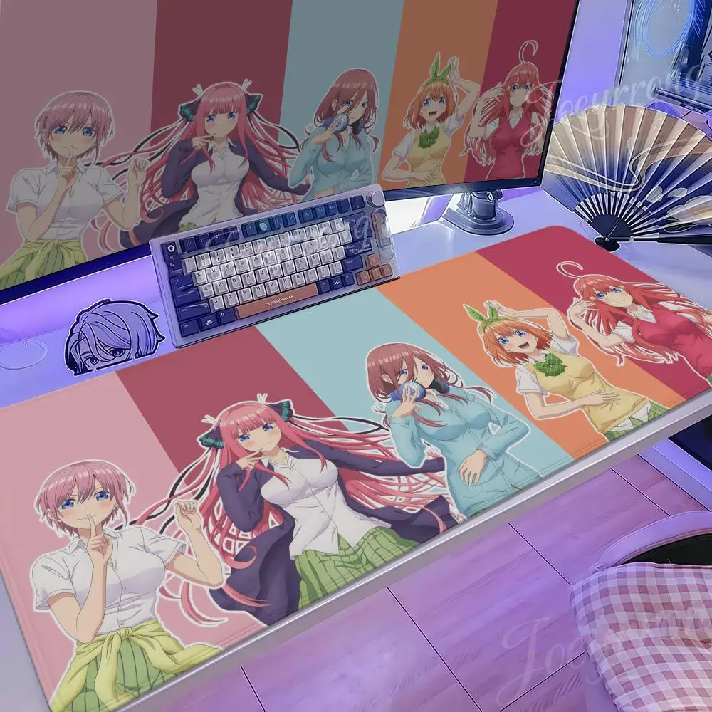

Mouse Pad Hot Anime 1000x500 XXL Large Gaming Non-slip Office Keyboard Mats Desk Mat The Quintessential Quintuplets