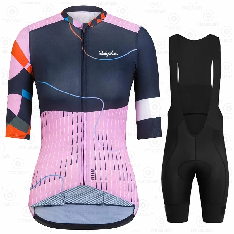 Ralvpha Cycling Jersey Set for Women, Bike Team Cycling Clothing, Quick Dry Uniform, Bicycle Jersey Suit, Summer, 2022