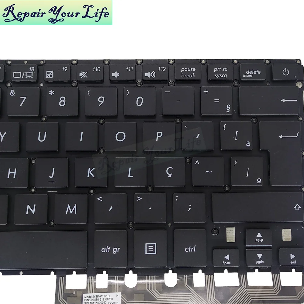 New BRA/Brazil Brazilian Keyboard For ASUS Zenbook UX305 UX305LA UX305UA PT-BR Portuguese Notebook Keyboards 0KNB0-3125BR00