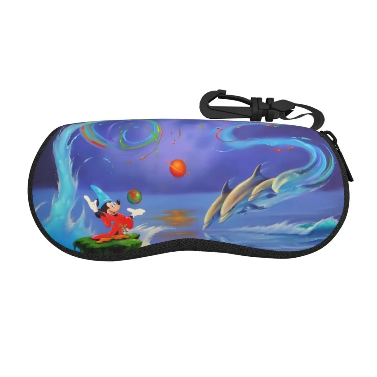 

Custom Fantasia Movies Mickey Mouse Anime Music Shell Eyeglasses Protector Cases Cute Sunglass Case Glasses Pouch
