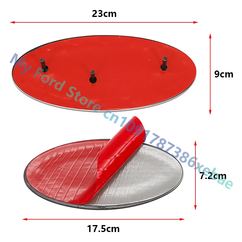 17.5cm 22.5cm 3D ABS Car Front Grille Hood Rear Trunk Replacement Emblem Badges Universal For Auto Truck SUV Pickup Tuning Trim
