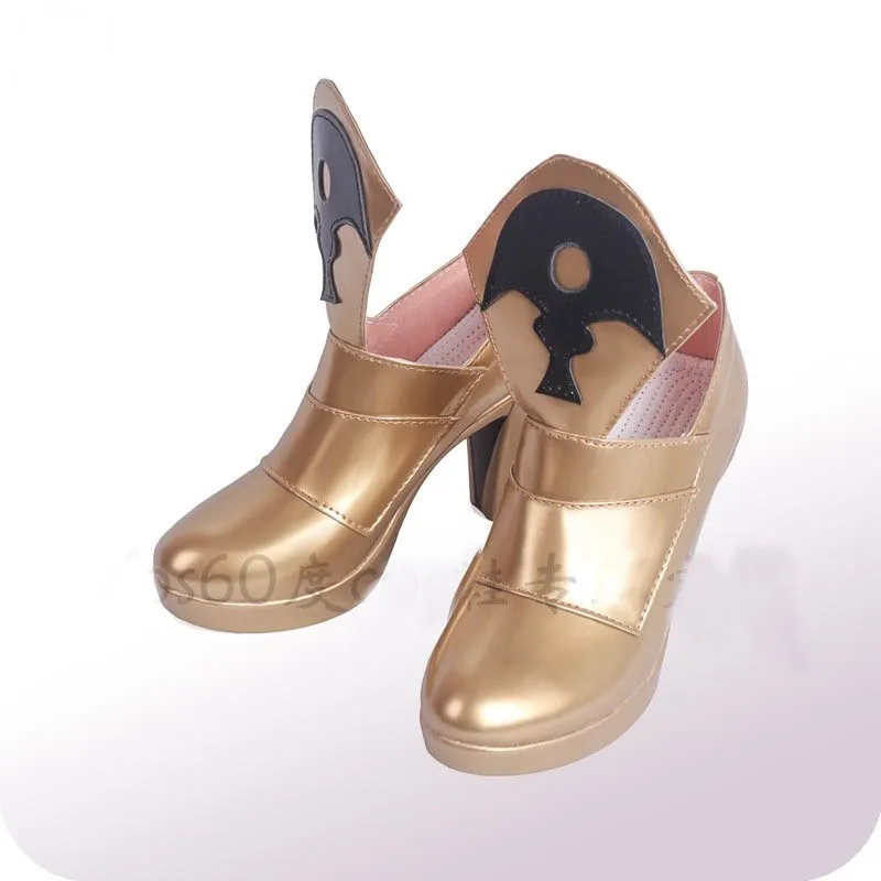 FGO Ereshkigal تأثيري أحذية لعبة الملحقات تأثيري الدعائم بولي أحذية أحذية من الجلد أحذية حفلات الهالوين مخصص #4