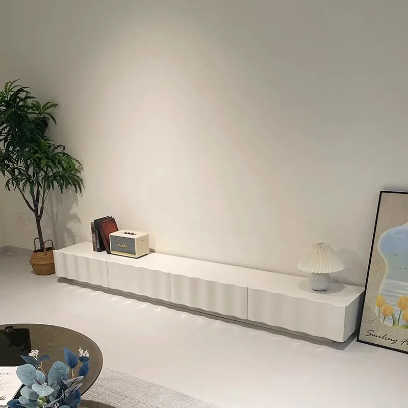 

White Storage Tv Stands Mobile Living Room Display Luxury Tv Table Designer Drawers Suporte Para Tv Chinese Style Furniture