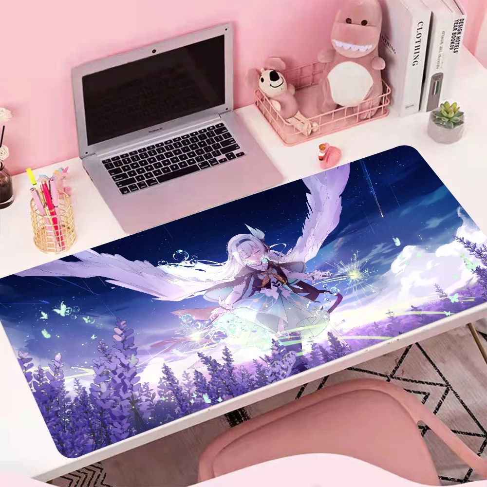 

Honkai Star Rail Firefly Mouse Pad HD Printing Mouse Game Pads 1000x500 Waterproof Pad Portable Suitable Desktop Laptop MousePad