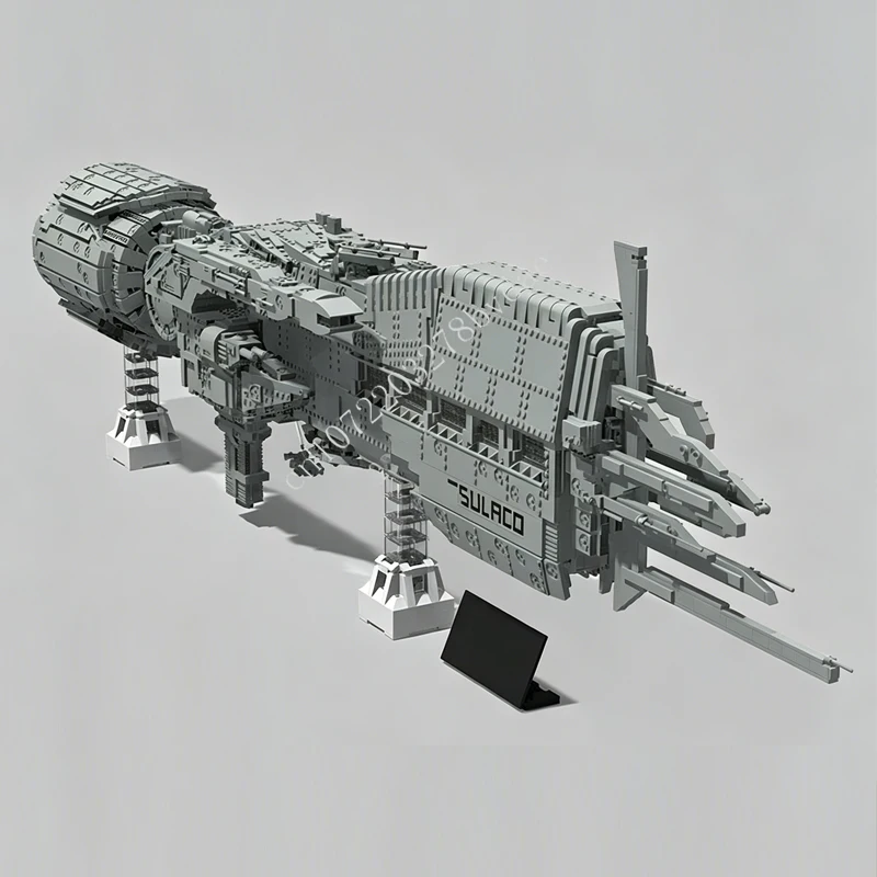 USS SULACO 9816 Space War Military MOC SpaceShip Battle Model Custom Puzzle Architecture DIY Education Assembly Model Toy Gift