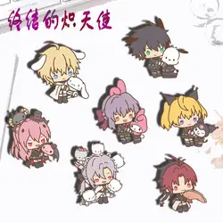 Seraph of the End Hyakuya Mikaela Ferid·Bathory Cosplay  Brooch Badge Anime Cartoon Pins DIY Decoration Backpack Clothes Gifts