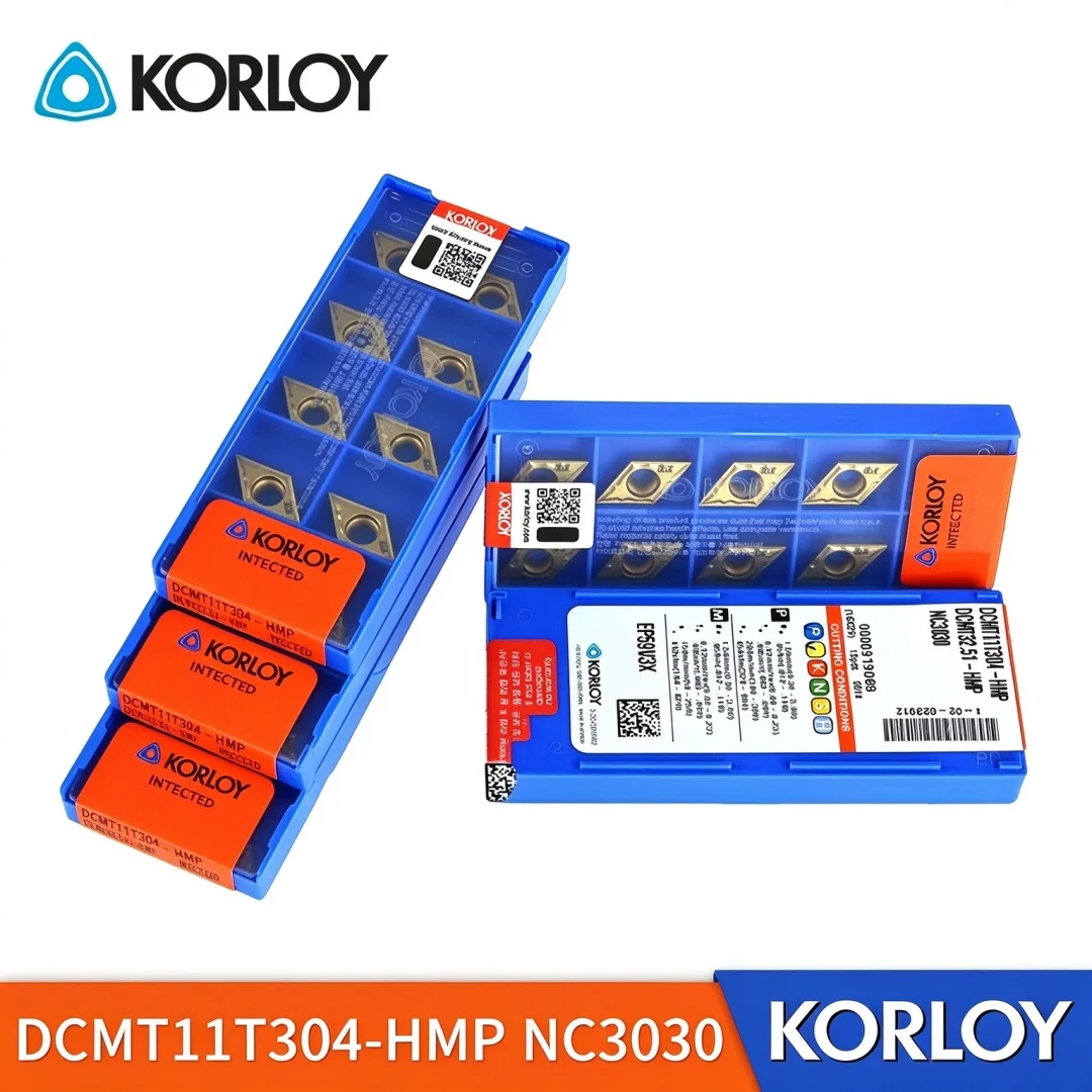 KORLOY DCMT070202 DCMT070204 DCMT070208 DCMT11T302 DCMT11T304 DCMT11T308 Carbide Insert DCMT Inserts