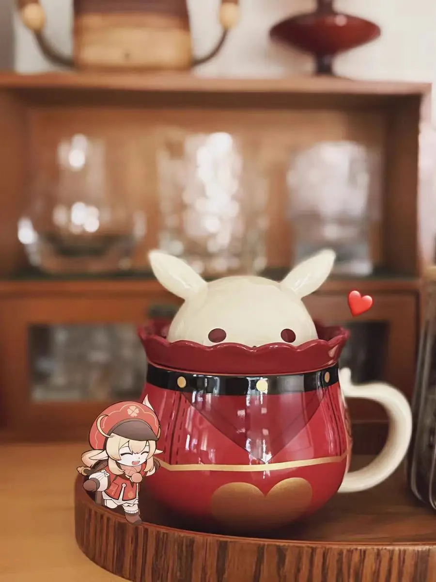 MiHoYo Klee Mug Water Cup Game Genshin Impact Cosplay Official Accessories DIY Bomb Coffee Cup Gift From Christmas Present