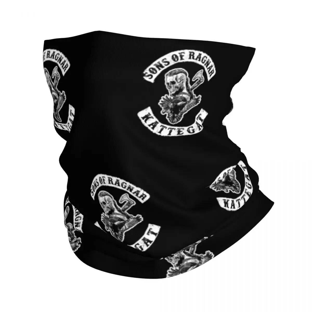 Sons Of Ragnar Vikings Bandana Neck Cover Printed Axe Balaclavas Wrap Scarf Warm Headwear Hiking Unisex Adult Washable