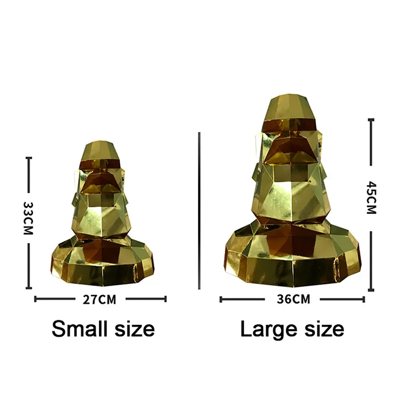 Large Size Easter Island Moai Decor Home Origami Art Decoration Paper Model,3D Papercraft,Handmade DIY Adult Craft RTY198