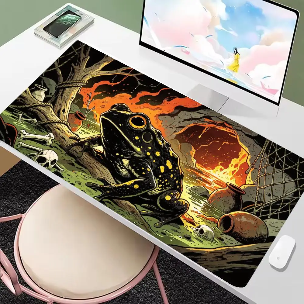Lava Cave Giant Spider Play Mat Large Size Non Slip Rubber Base For Horror Gaming
