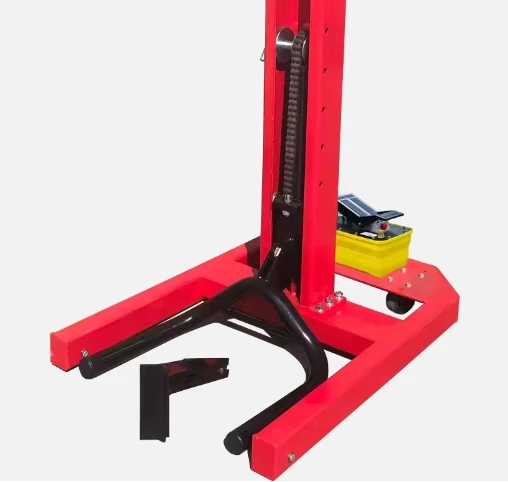 3000LB Portable Single Post Car Lift One Cylinder Hydraulic Lift One Column 1 Post Vehicle Lifter Car Lifting Equipment