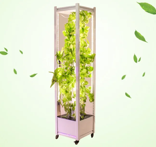 Home Garden Vertical Tower Farming Indoor Hydroponic growing System Smart Home Automatic Growing System