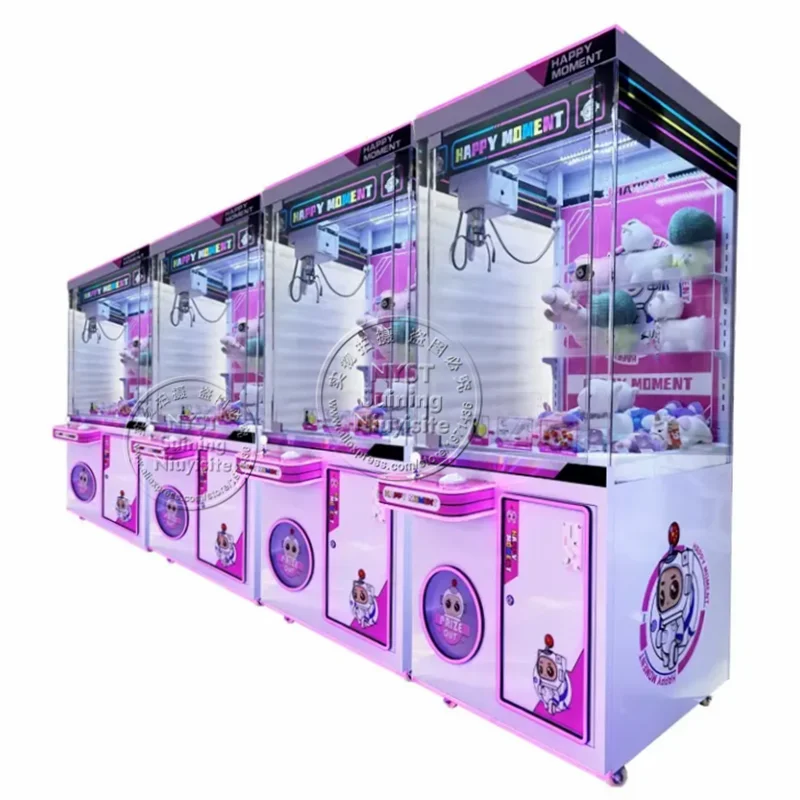 

With Bill Acceptor Customized Arcade Crane Doll Machine Coin Operated Plush Toy Gift Vending Claw Machine For Shopping Mall