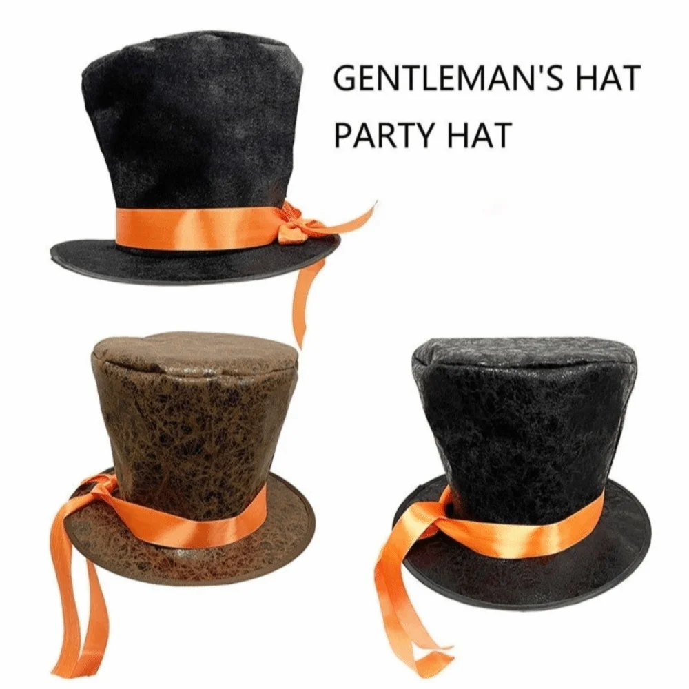 Jazz Style Festival Party Hats Steampunk Theme Tall Design Cosplay Hats Carnival Theme Headwear Accessories For Dance Parties