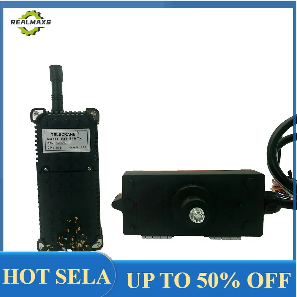 CNC Center 1 transmitter + 1 receiver F21-E1B 24V Industrial remote controller switches Hoist Crane Control Lift Crane