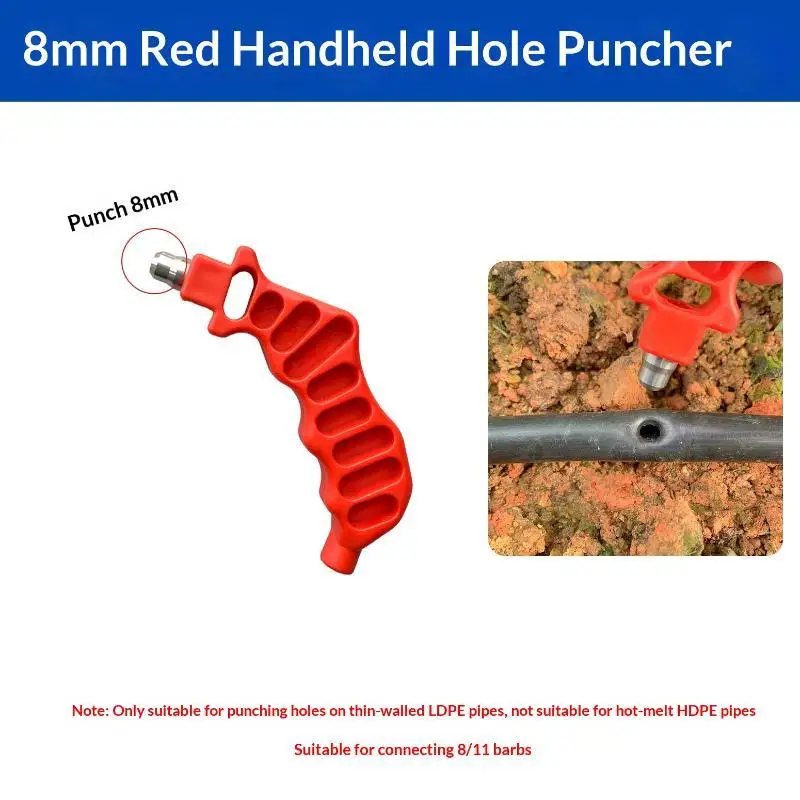 Drip Irrigation Tubing Hole Punch Lightweight Sharp Durable Anti-Slip Grip for Long Time Irrigation Maintenance Tasks
