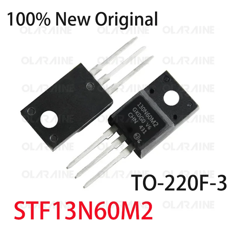 1/5/10Pcs STF13N60M2 TO-220-3 transistor MOSFET N-Channel 1 Channel Vds-650 V	 Id-11 A Pd-25 W