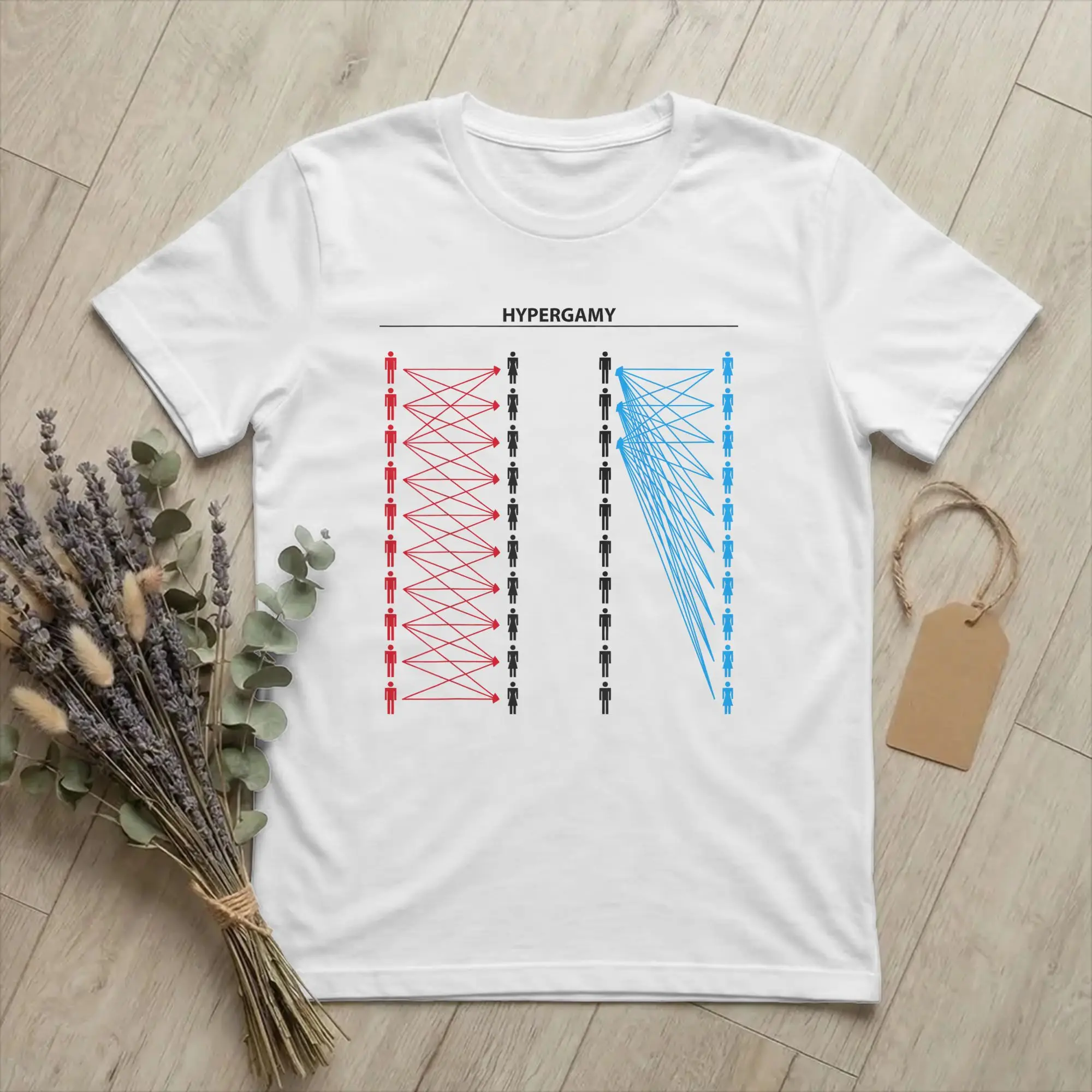Amazing Hypergamy Dating Dynamics Infographic T-Shirt for Men Cotton T Shirts Sarcastic Short Sleeve Tee Shirt New Arrival Tops