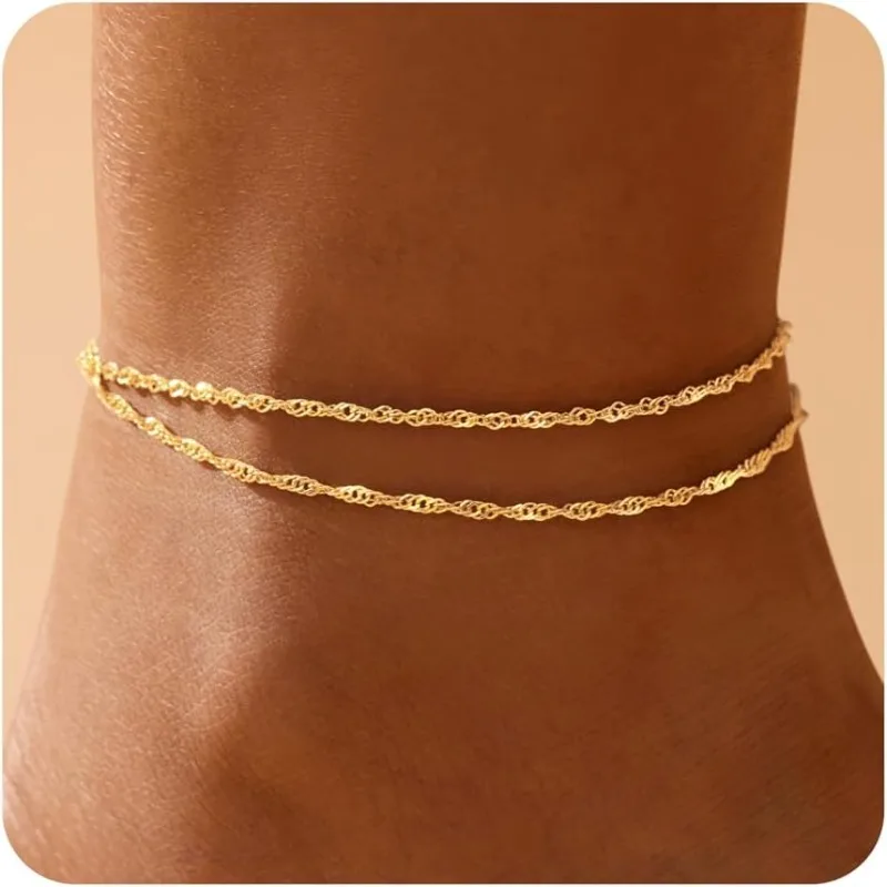 Pulseira feminina de aço inoxidável à prova d'água