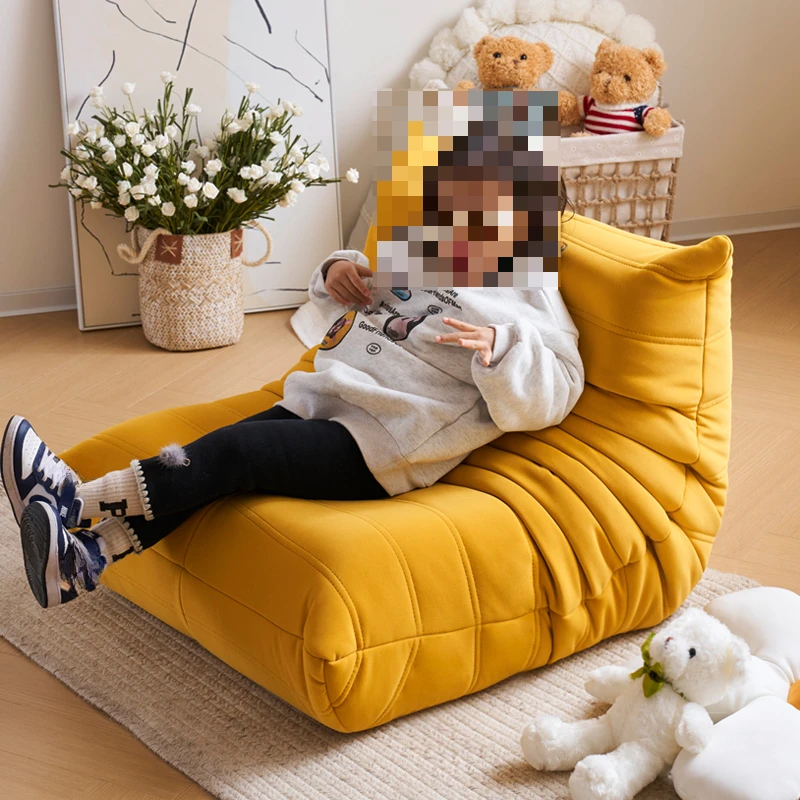 Caterpillar children's lazy sofa environmentally friendly cute baby seat reading area small stool Internet Nordic small sofa image 3