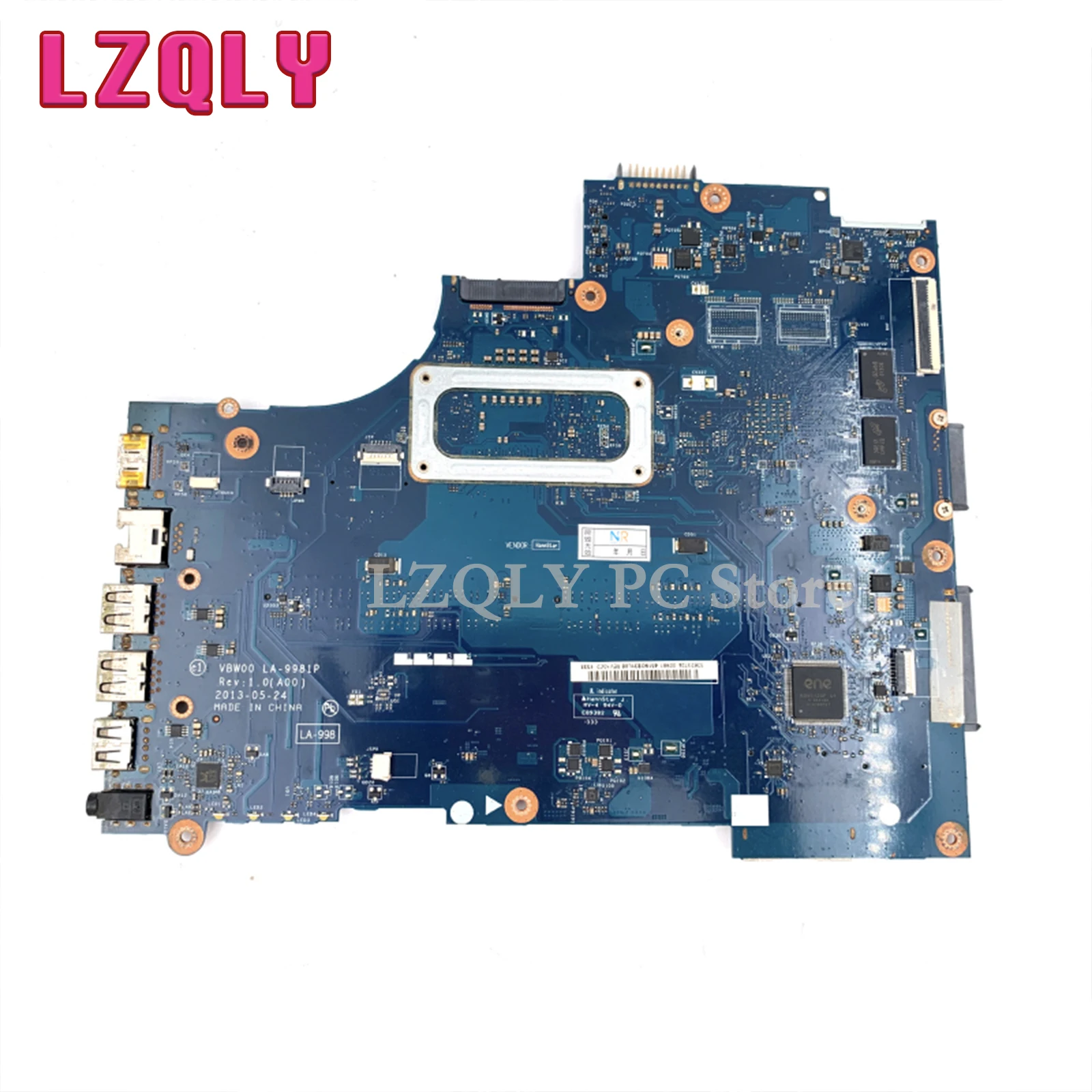 LZQLY For Dell Inspiron 15R 3537 5537 VBW00 LA-9981P Laptop Motherboard I5-4200U CPU HD8670M GPU Main Board Full Test